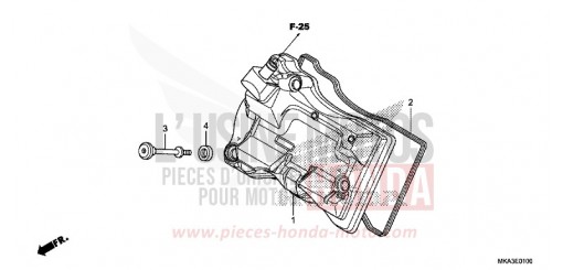 CYLINDER HEAD COVER NC750XAG de 2016